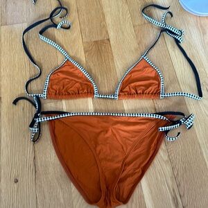 Lemlem bikini set - burnt orange